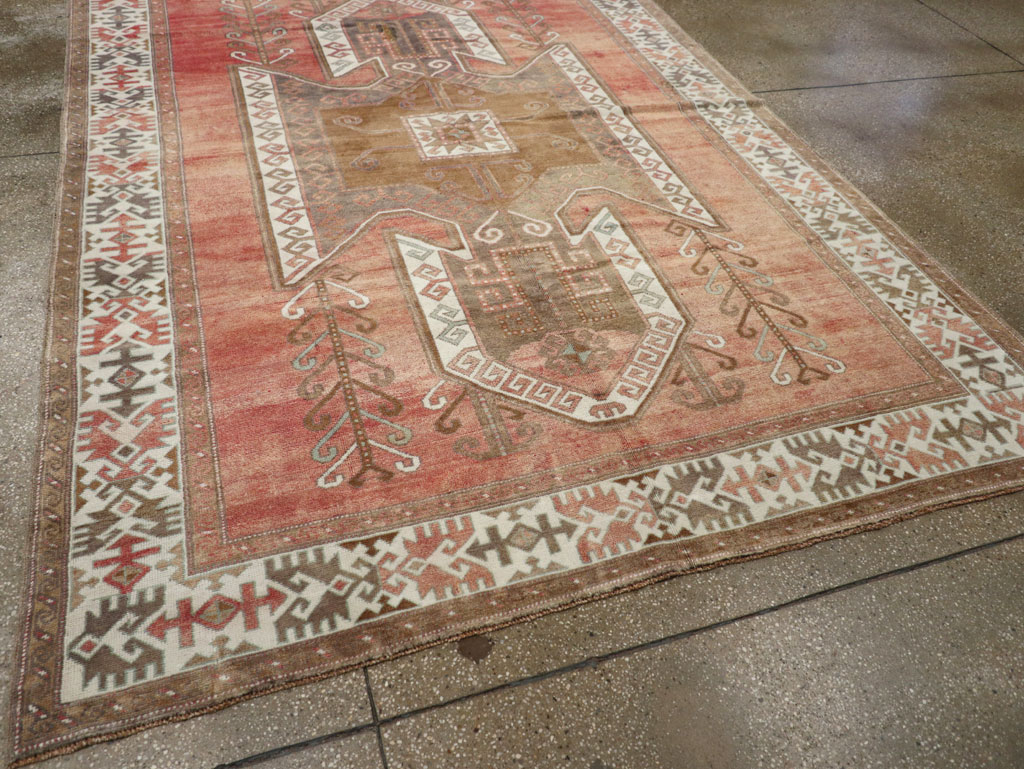 Vintage Turkish Anatolian Small Room Size Carpet, No.31168 - Gss