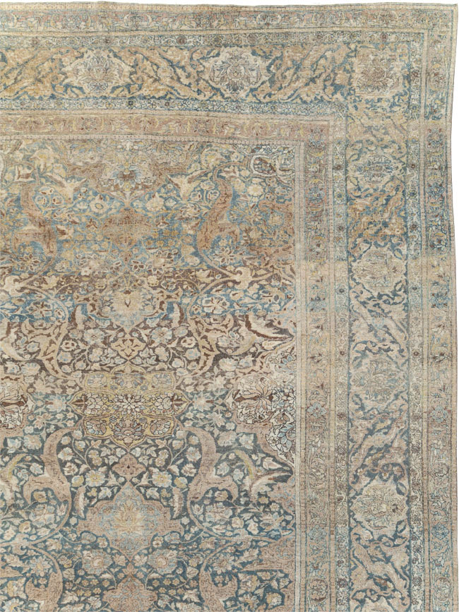 Antique Persian Isfahan Oversize Carpet, No.31174 - Gss