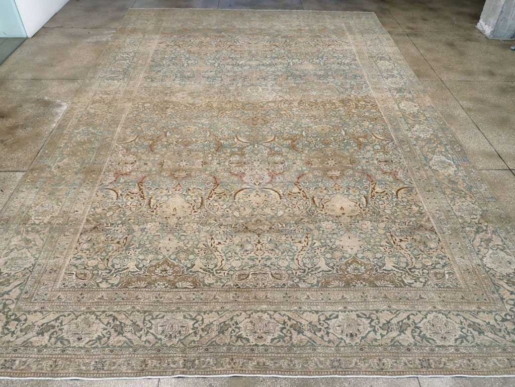 Antique Persian Isfahan Oversize Carpet, No.31174 - Gss