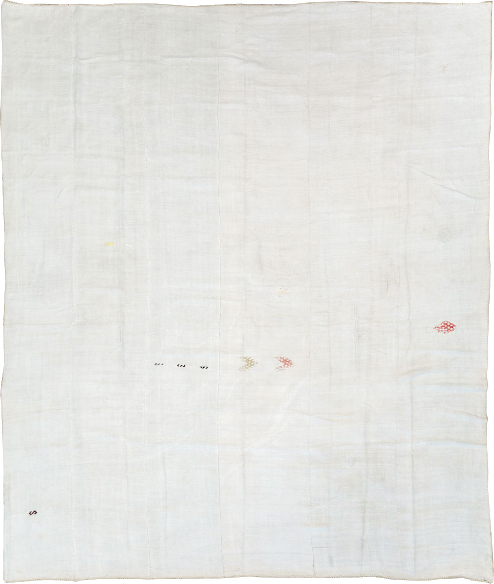 Vintage Turkish Flatweave Kilim Room Size Carpet, No.31175 - Gss