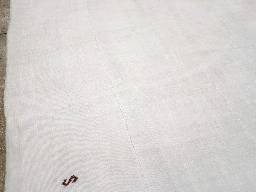 Vintage Turkish Flatweave Kilim Room Size Carpet, No.31175 - Gss