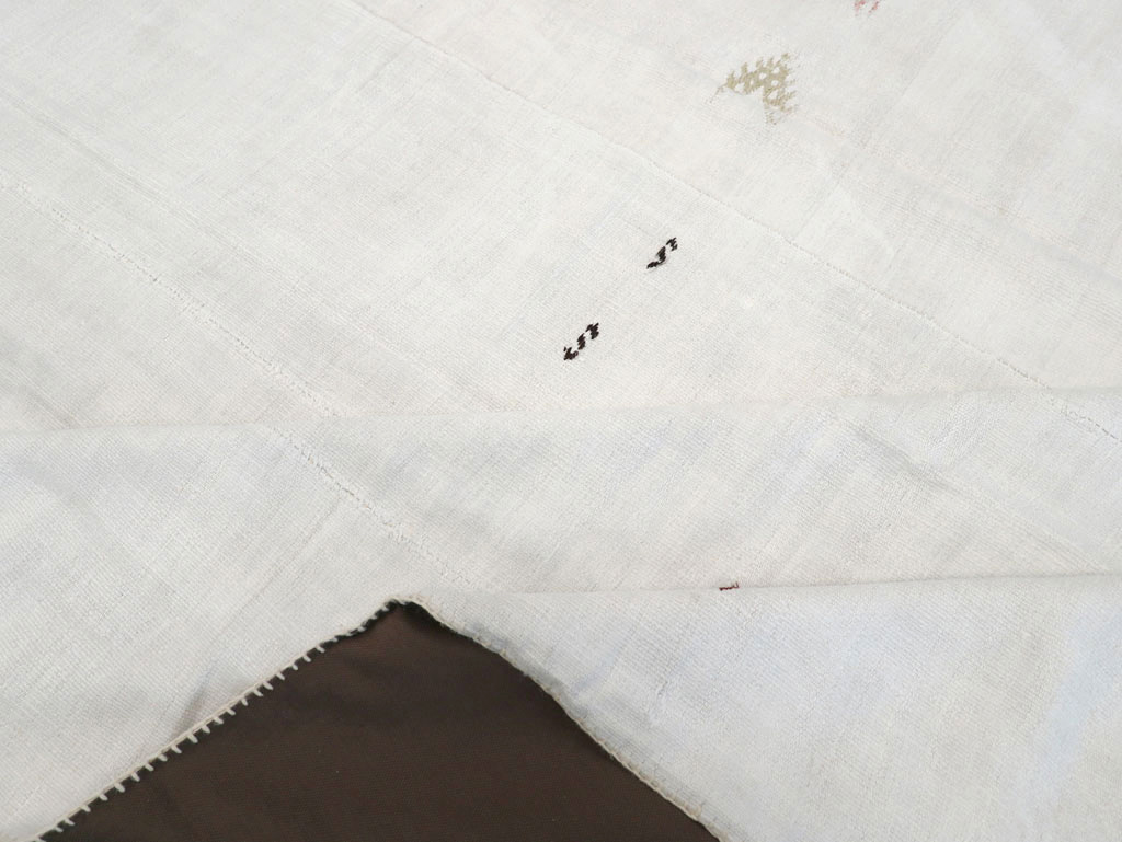 Vintage Turkish Flatweave Kilim Room Size Carpet, No.31175 - Gss