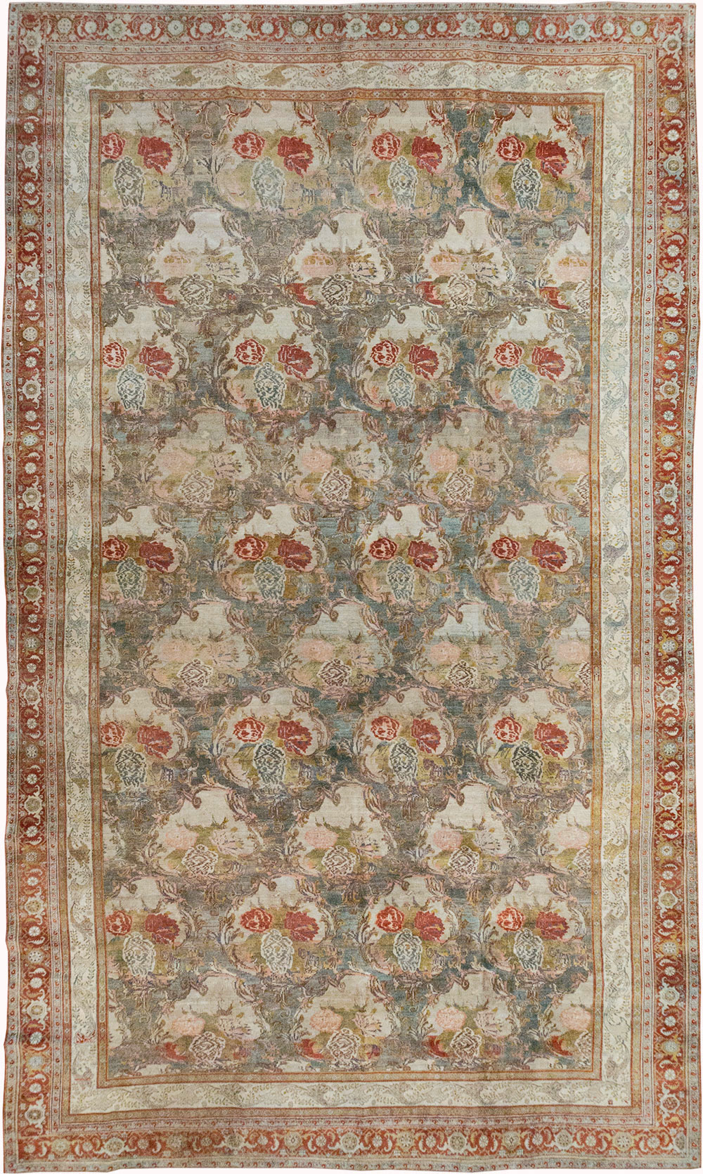 Antique Persian Bidjar Large Carpet, No.31178 - Gss