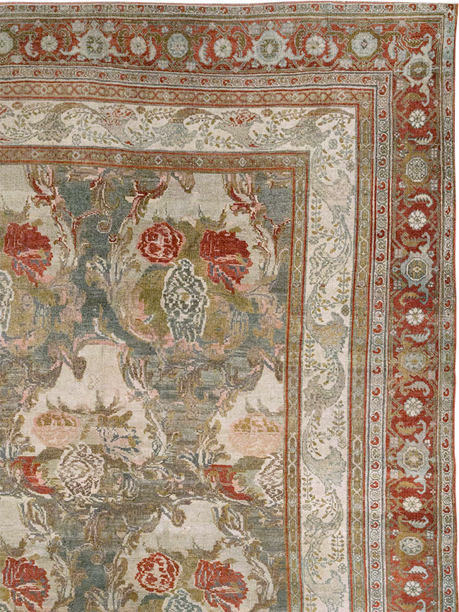 Antique Persian Bidjar Large Carpet, No.31178 - Gss