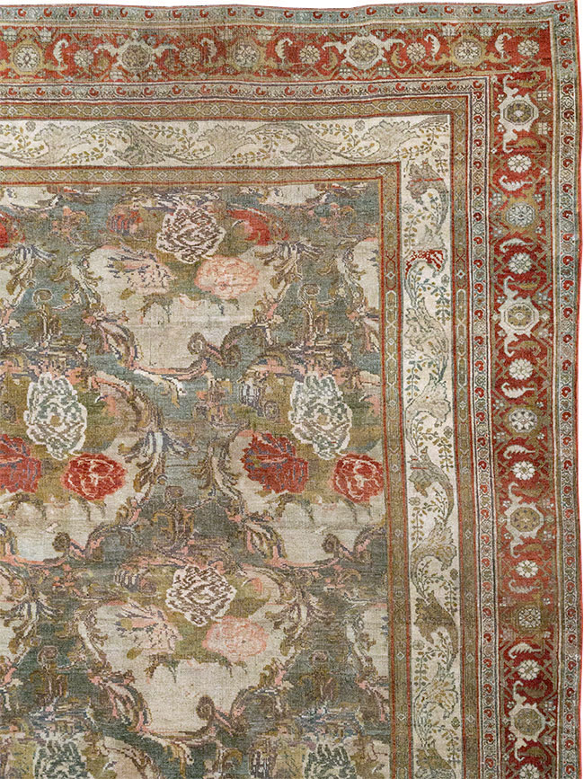Antique Persian Bidjar Large Carpet, No.31178 - Gss