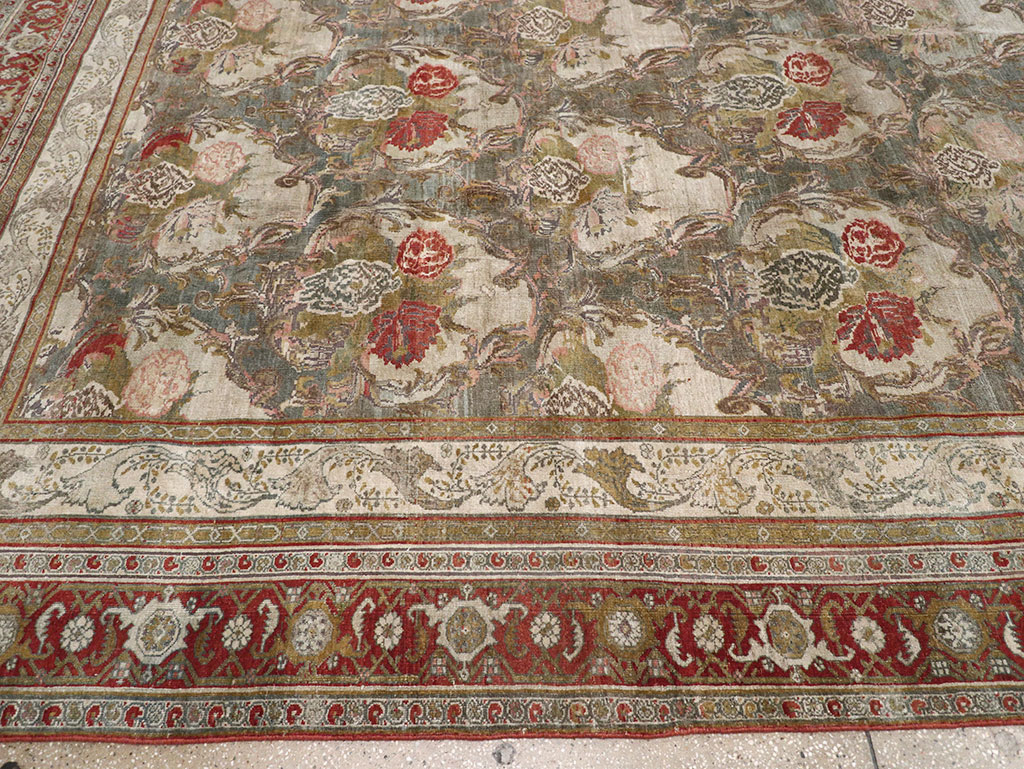 Antique Persian Bidjar Large Carpet, No.31178 - Gss