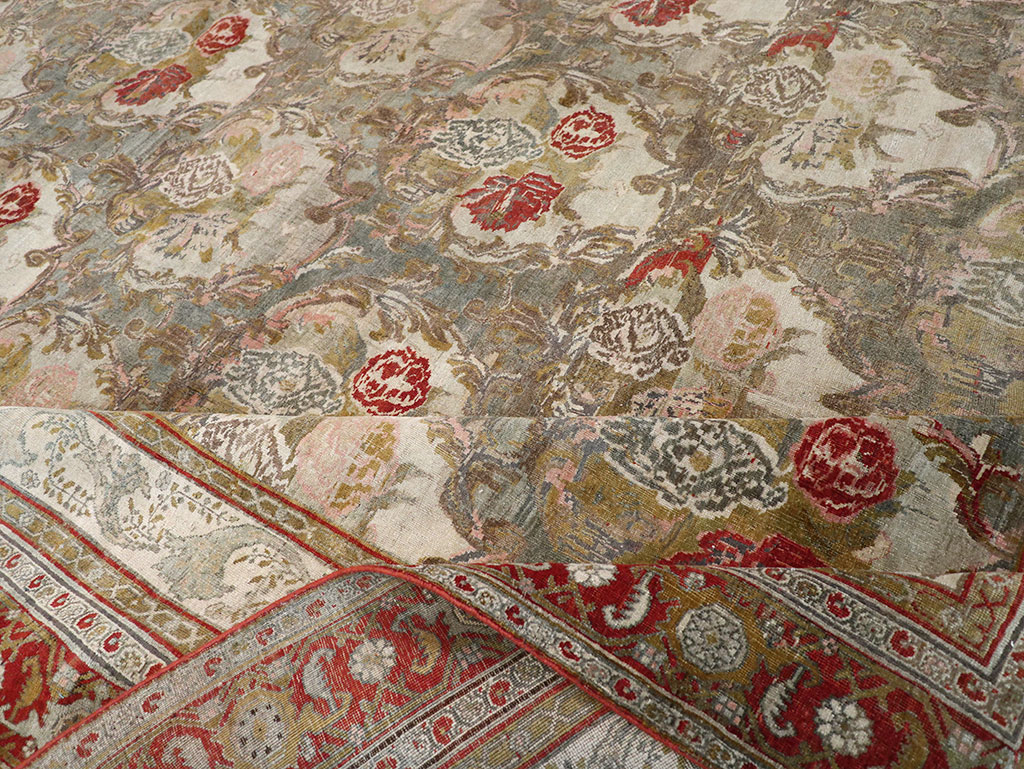 Antique Persian Bidjar Large Carpet, No.31178 - Gss