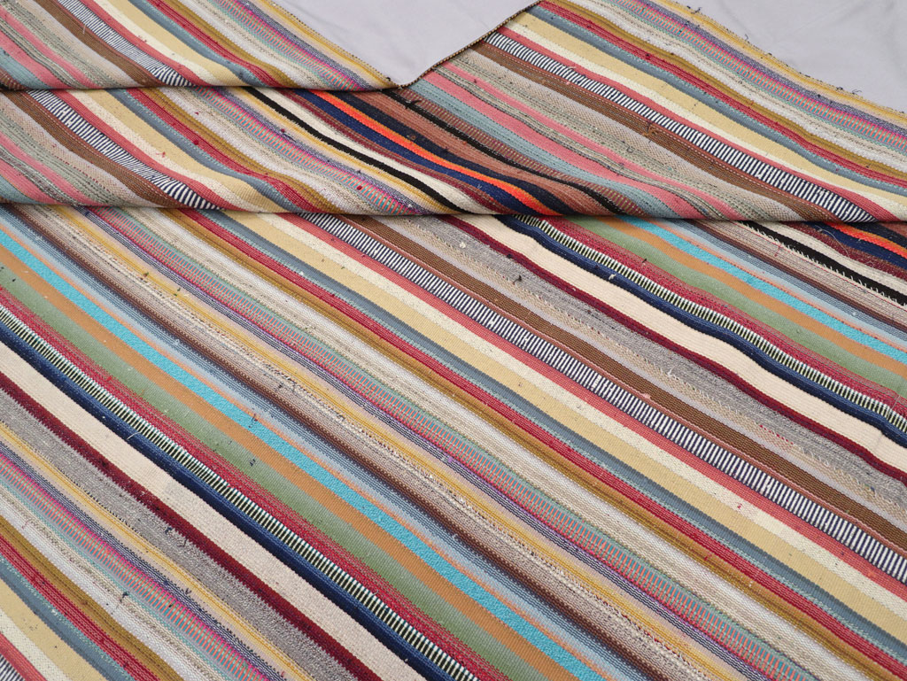 Contemporary Turkish Flatweave Kilim Large Carpet, No.31182 - Gss