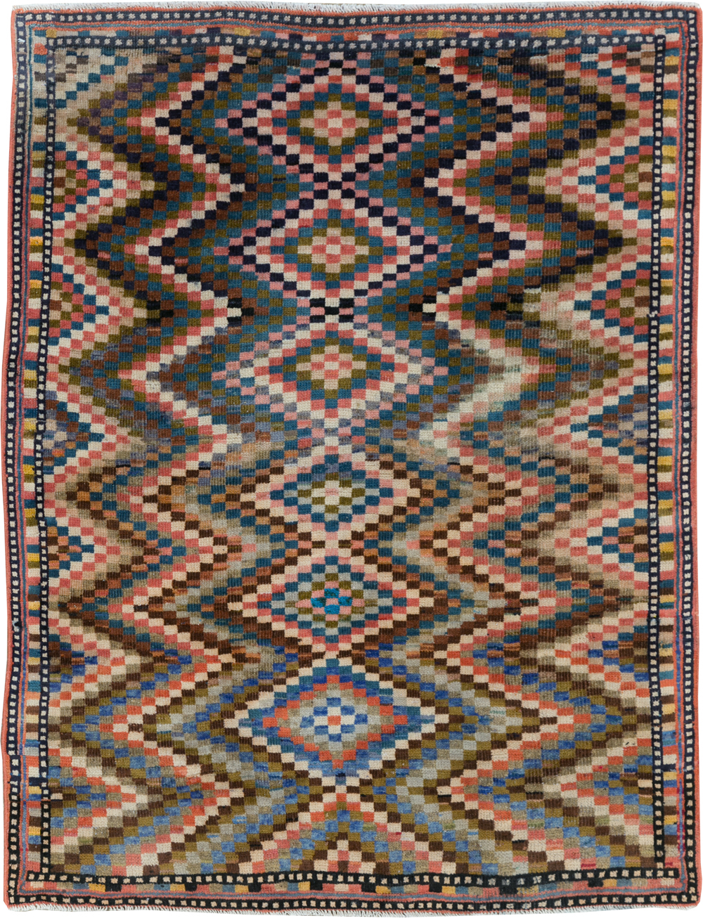 Vintage Persian Mahal Rug, No.31184 - Gss