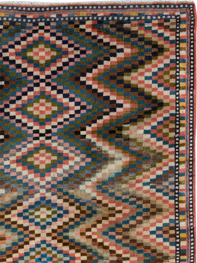 Vintage Persian Mahal Rug, No.31184 - Gss