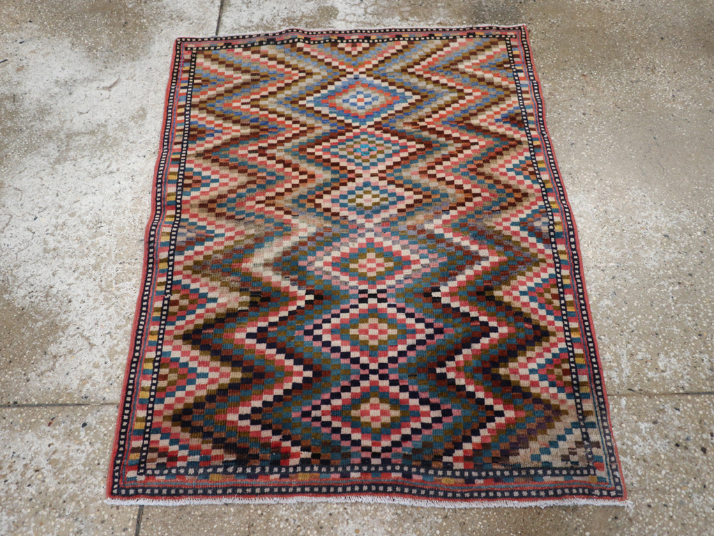 Vintage Persian Mahal Rug, No.31184 - Gss