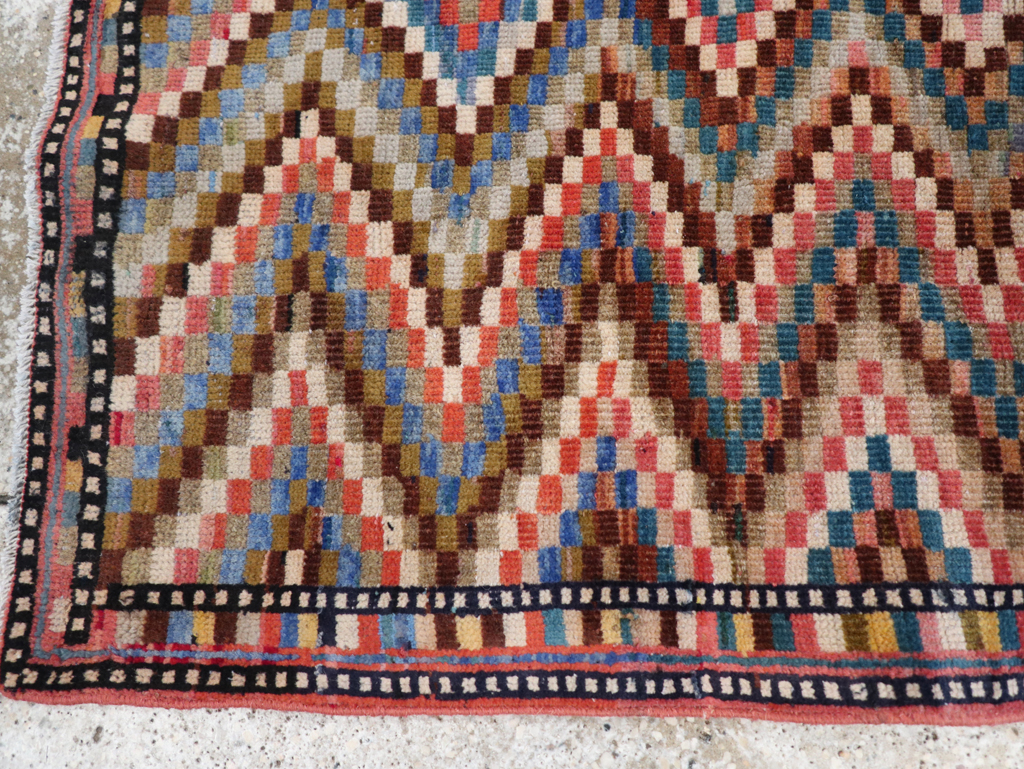 Vintage Persian Mahal Rug, No.31184 - Gss