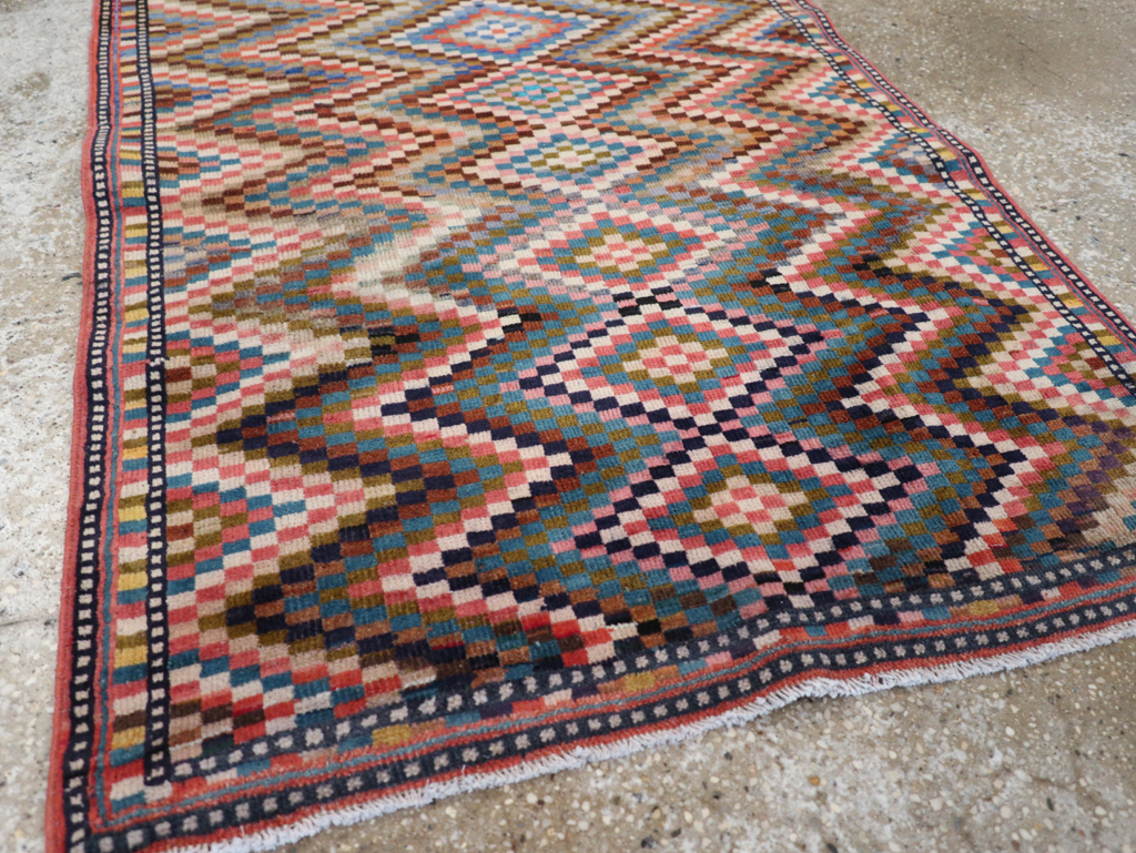 Vintage Persian Mahal Rug, No.31184 - Gss