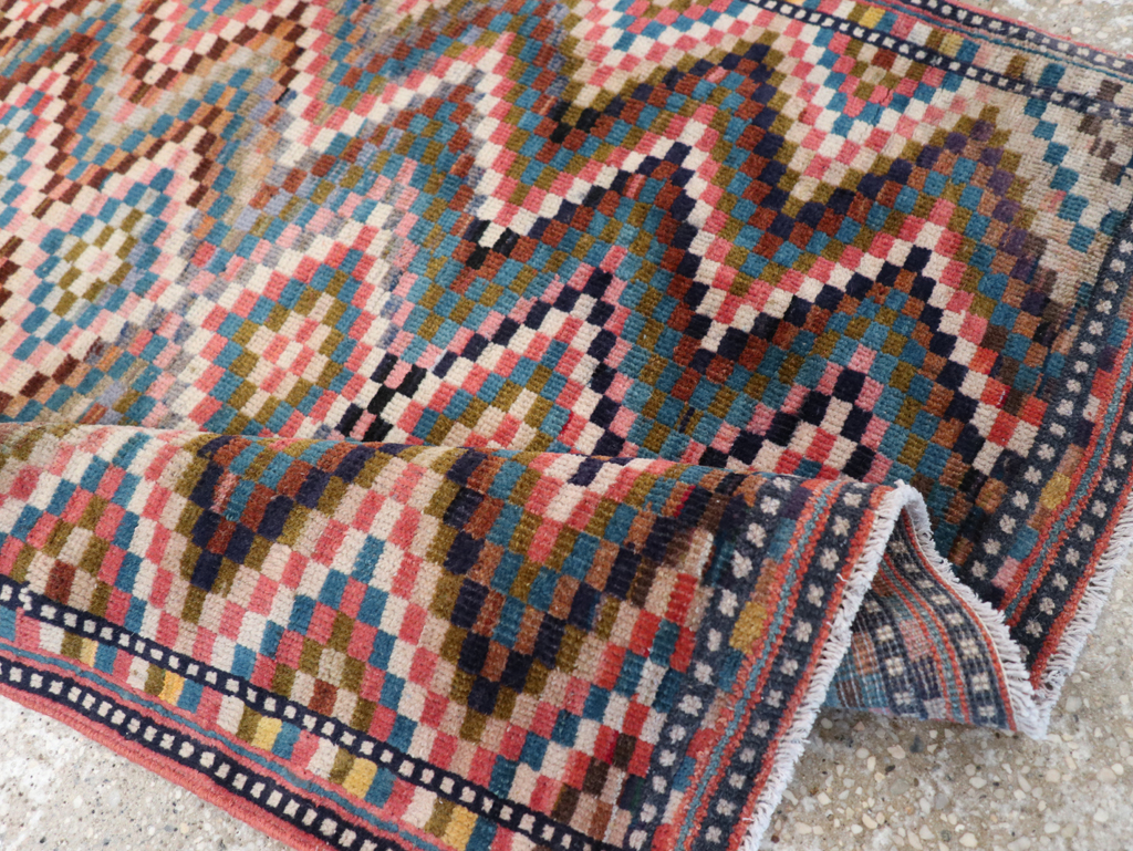 Vintage Persian Mahal Rug, No.31184 - Gss