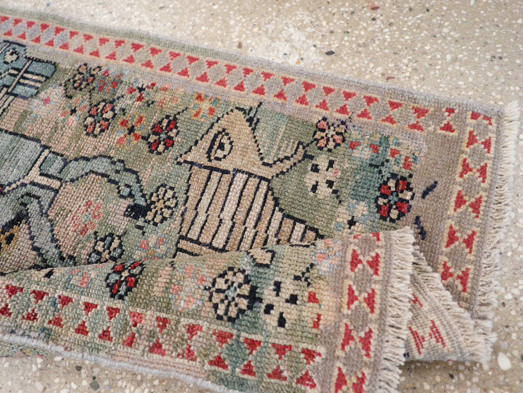 Antique Persian Malayer Pictorial Rug (Pair: 2 of 2), No.31187 - Gss