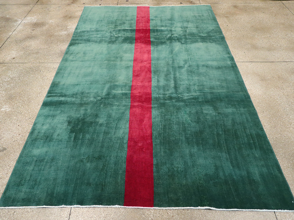 Vintage Turkish Art Deco Style Carpet, No.31188 - Gss