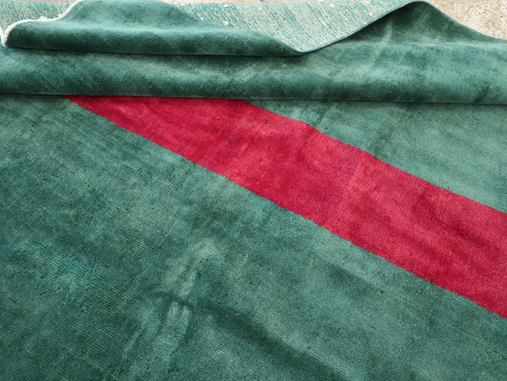 Vintage Anatolian Deco Style Carpet, No.31188 - Gss