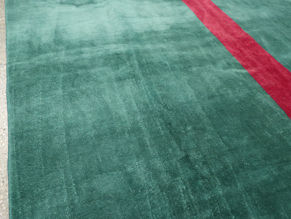 Vintage Turkish Art Deco Style Carpet, No.31189 - Gss