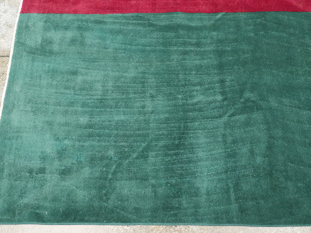 Vintage Turkish Art Deco Style Carpet, No.31189 - Gss