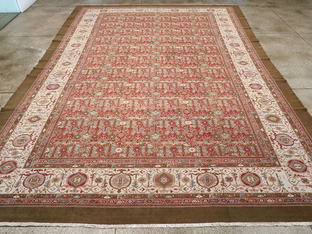 Vintage Persian Malayer Large Carpet, No.31194 - Gss