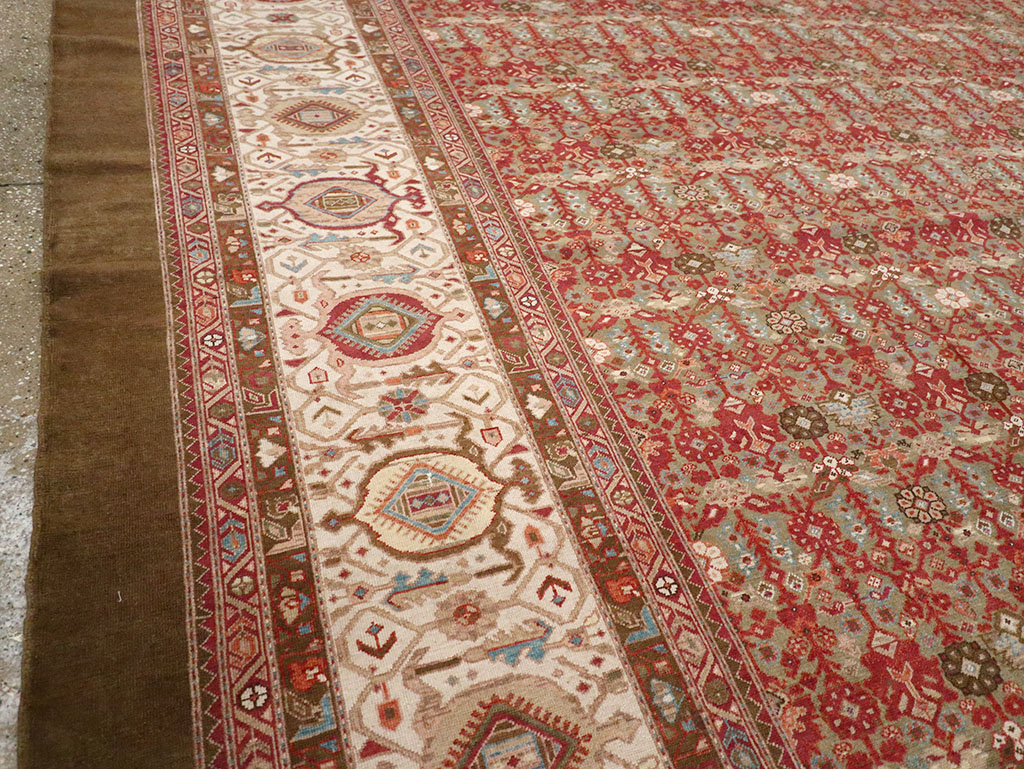 Vintage Persian Malayer Large Carpet, No.31194 - Gss