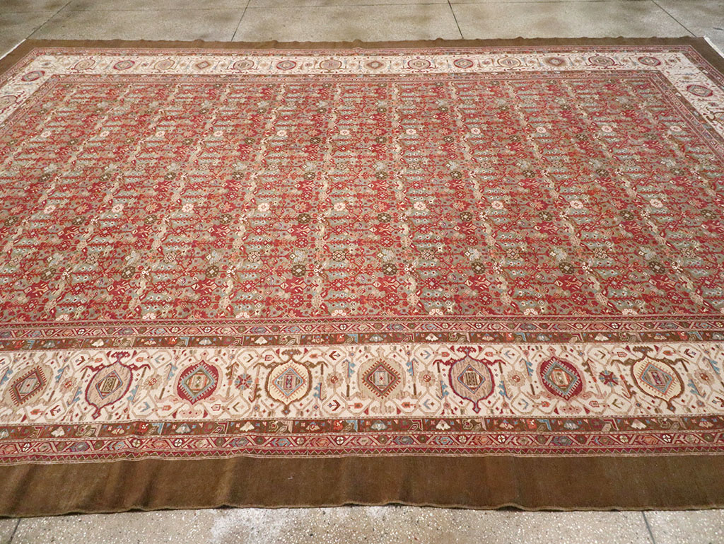 Vintage Persian Malayer Large Carpet, No.31194 - Gss