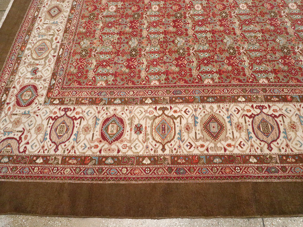 Vintage Persian Malayer Large Carpet, No.31194 - Gss