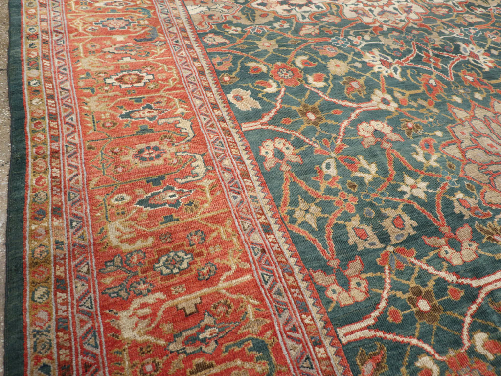 Antique Persian Sultanabad Room Size Carpet, No.31195 - Gss
