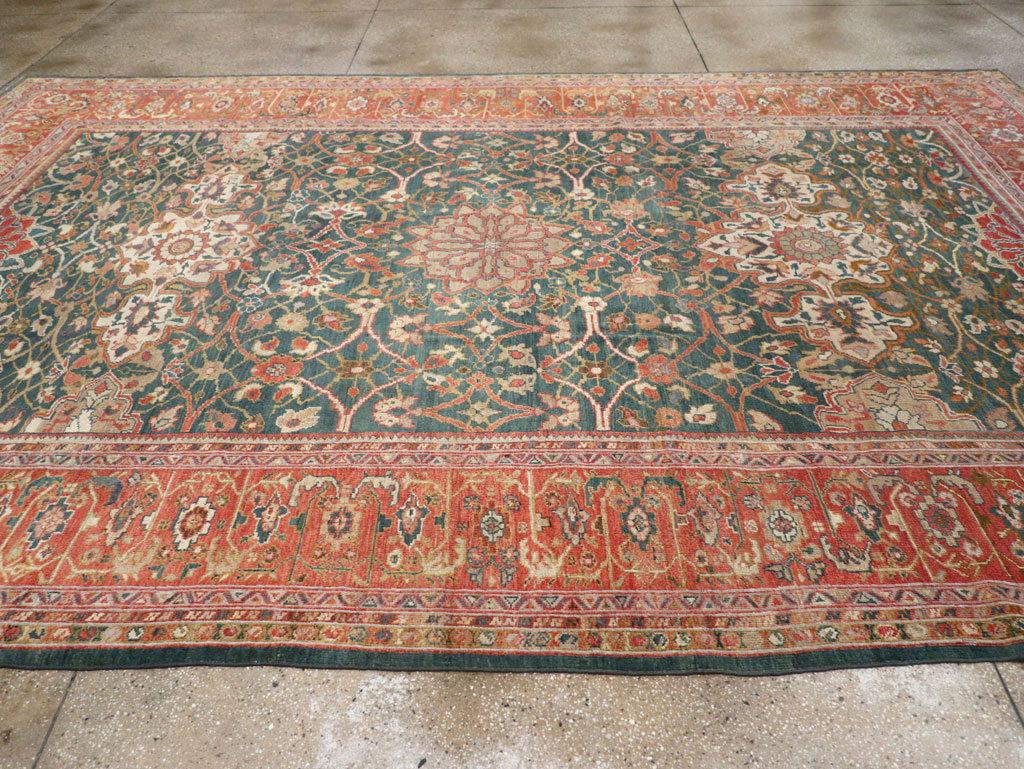 Antique Persian Sultanabad Room Size Carpet, No.31195 - Gss