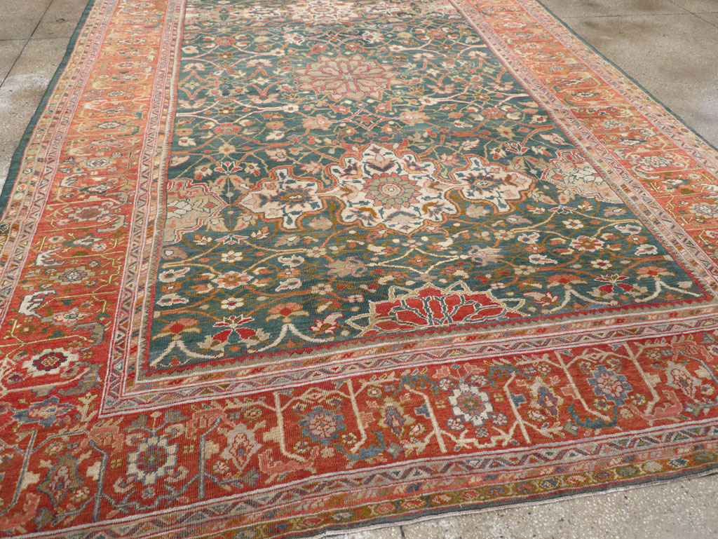 Antique Persian Sultanabad Room Size Carpet, No.31195 - Gss