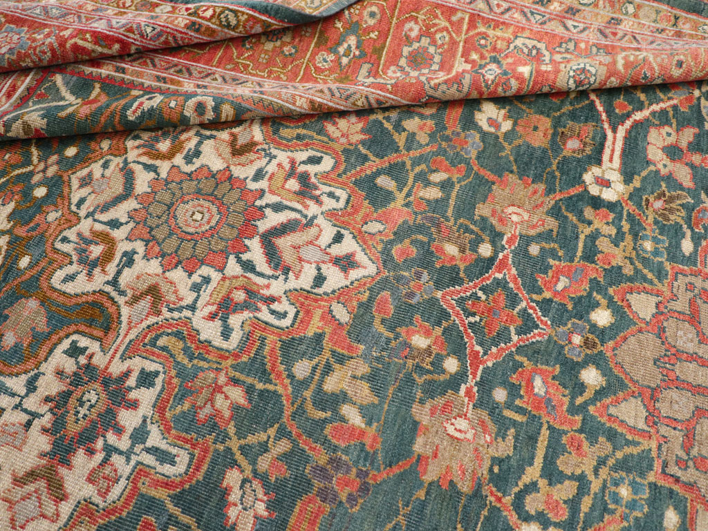 Antique Persian Sultanabad Room Size Carpet, No.31195 - Gss