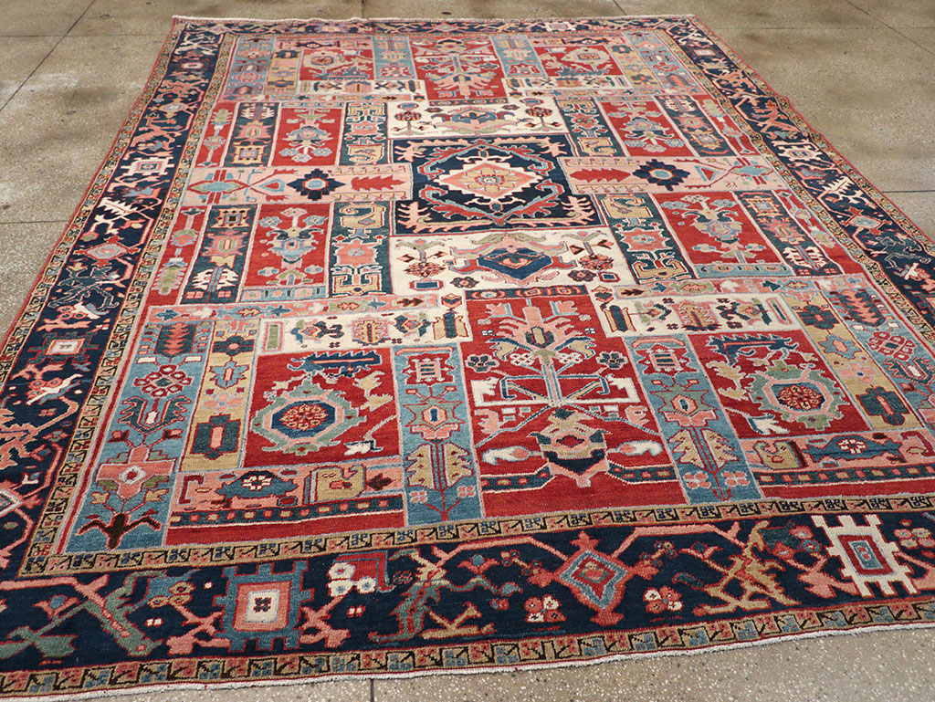 Antique Persian Heriz Room Size Carpet, No.31196 - Gss