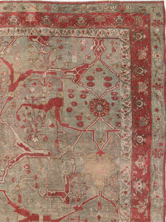 Antique Persian Bidjar Large Carpet, No.31199 - Gss