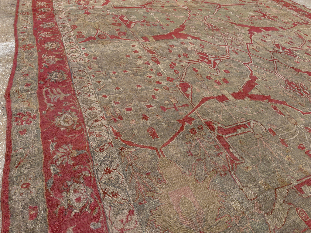 Antique Persian Bidjar Large Carpet, No.31199 - Gss