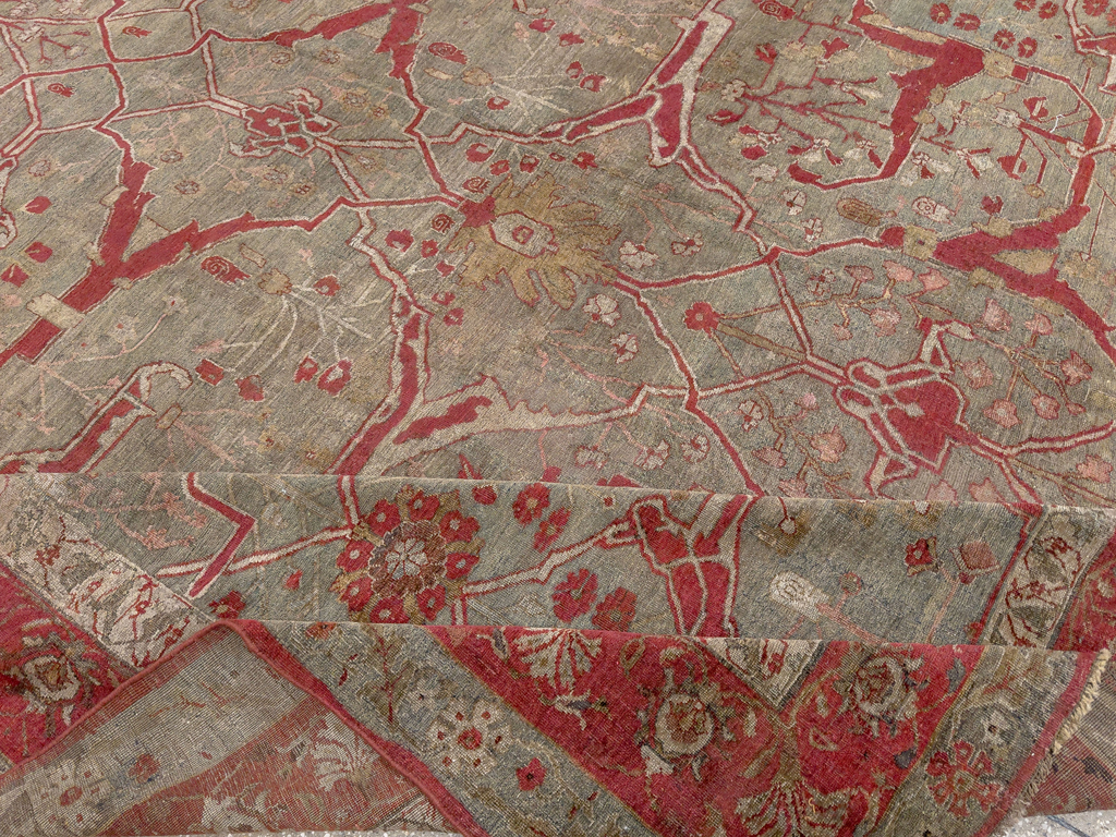 Antique Persian Bidjar Large Carpet, No.31199 - Gss