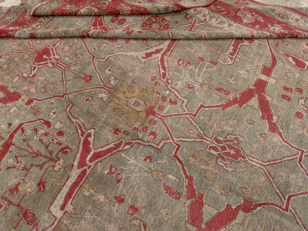 Antique Persian Bidjar Large Carpet, No.31199 - Gss