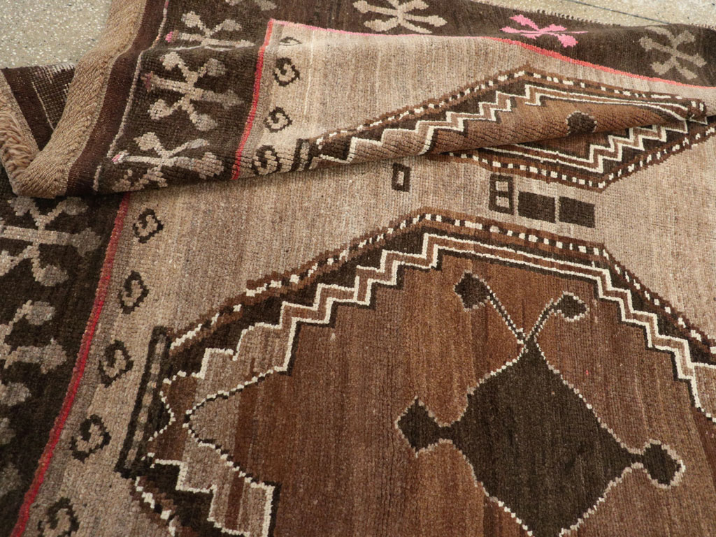 Vintage Turkish Anatolian Tribal Small Room Size Carpet, No.31200 - Gss
