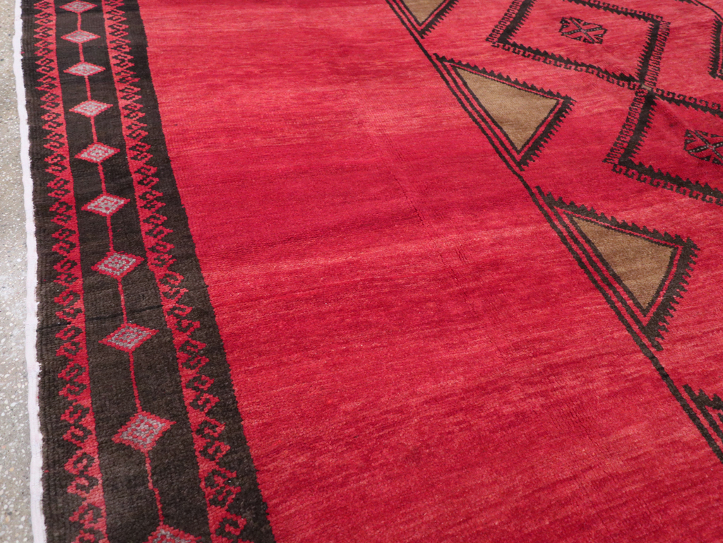 Vintage Turkish Anatolian Tribal Room Size Carpet, No.31202 - Gss