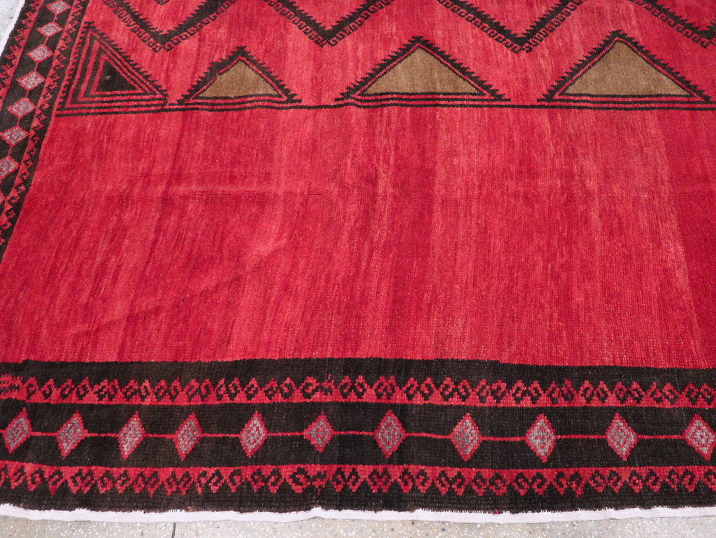 Vintage Turkish Anatolian Tribal Room Size Carpet, No.31202 - Gss