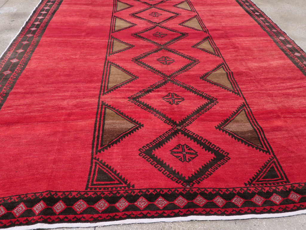 Vintage Turkish Anatolian Tribal Room Size Carpet, No.31202 - Gss