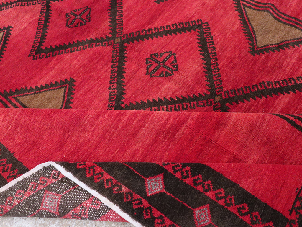 Vintage Turkish Anatolian Tribal Room Size Carpet, No.31202 - Gss