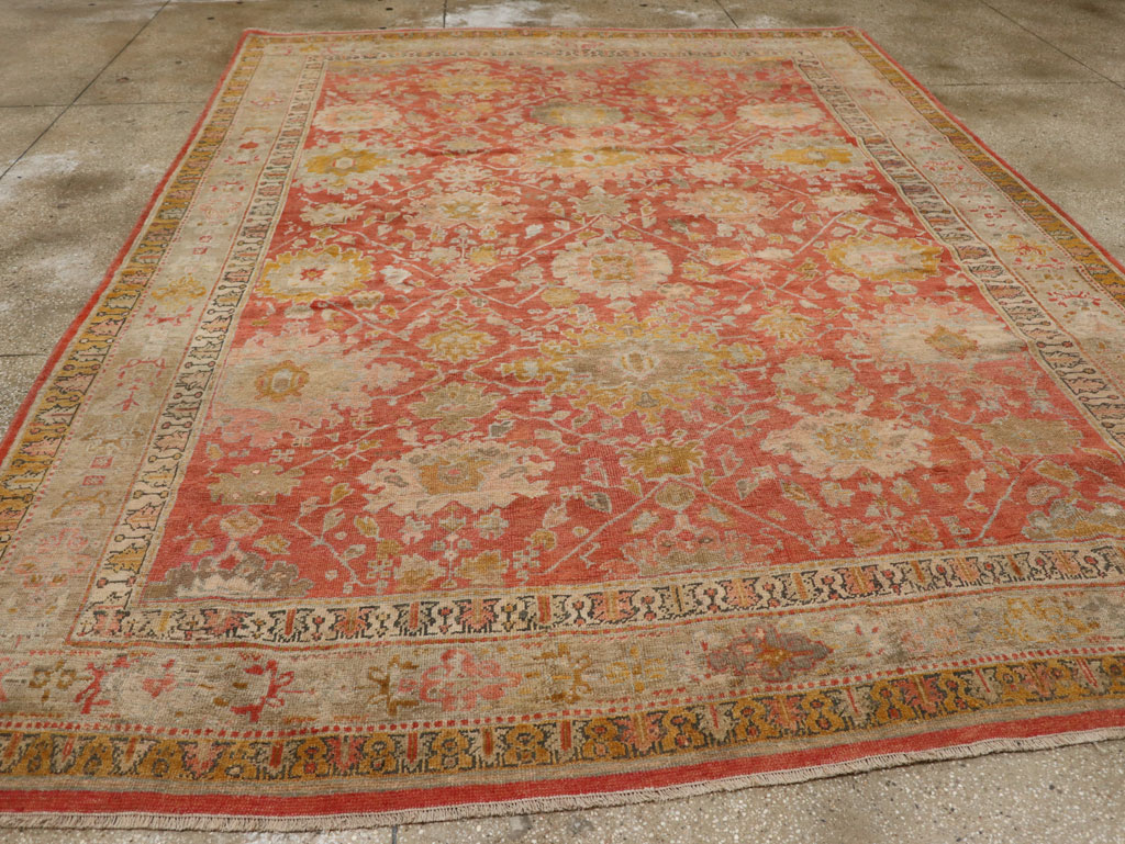Antique Turkish Ghiordes Room Size Carpet, No.31206 - Gss