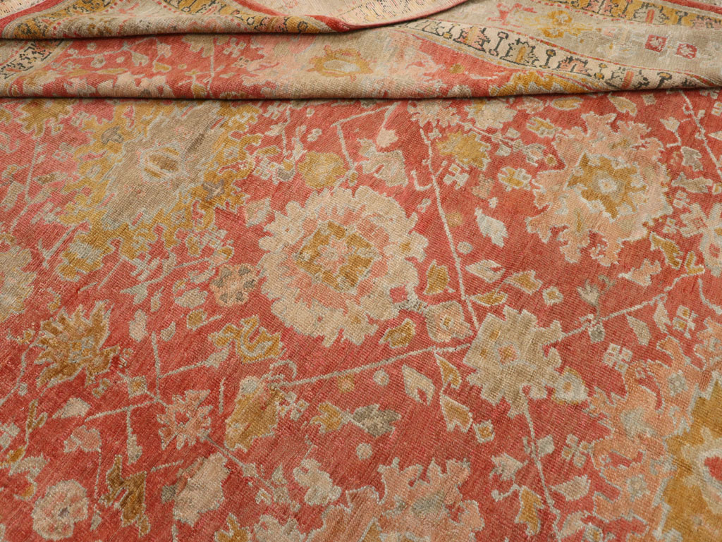 Antique Turkish Ghiordes Room Size Carpet, No.31206 - Gss