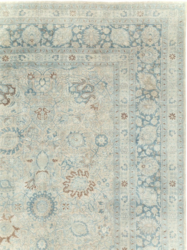 Antique Persian Tabriz Room Size Carpet, No.31210 - Gss