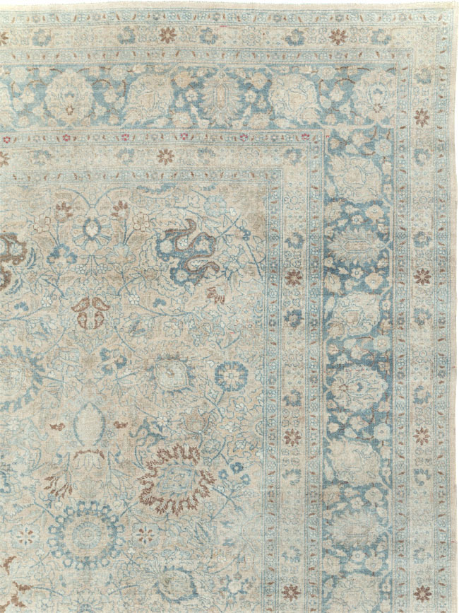 Antique Persian Tabriz Room Size Carpet, No.31210 - Gss