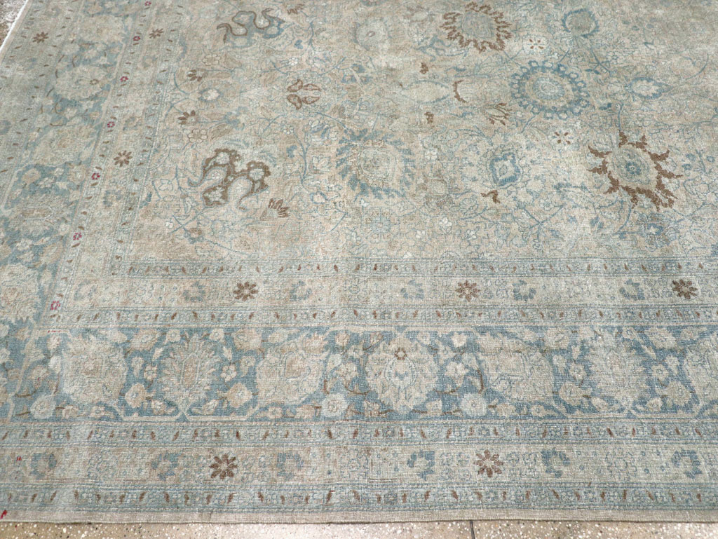 Antique Persian Tabriz Room Size Carpet, No.31210 - Gss