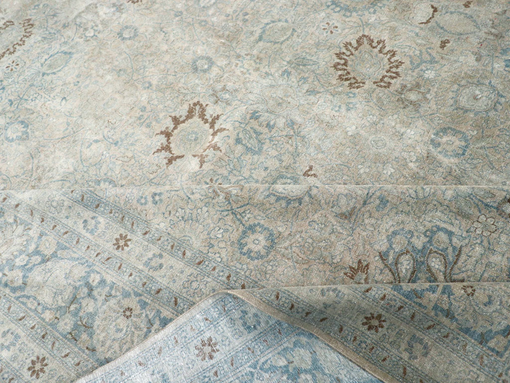 Antique Persian Tabriz Room Size Carpet, No.31210 - Gss