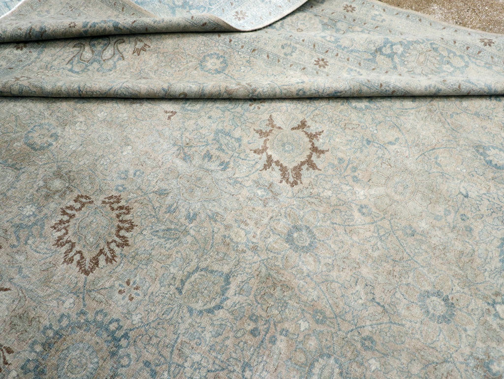 Antique Persian Tabriz Room Size Carpet, No.31210 - Gss