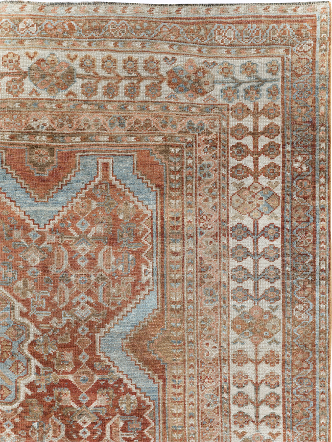 Antique Persian Shiraz Small Room Size Carpet, No.31215 - Gss