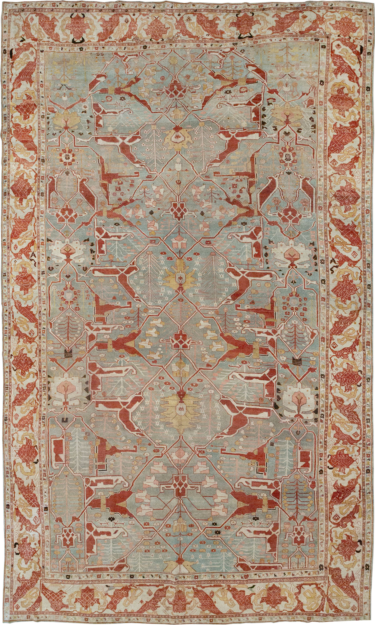 Antique Persian Bidjar Oversize Carpet, No.31217 - Gss